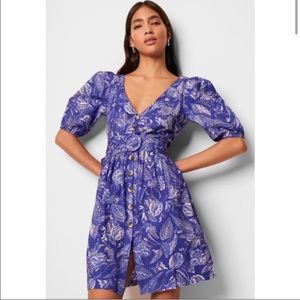 French connection besima poplin dress